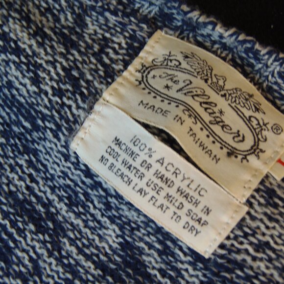 Vintage The Villager Fair Isle Nordic Style SZ LG Cardigan - Picture 3 of 8